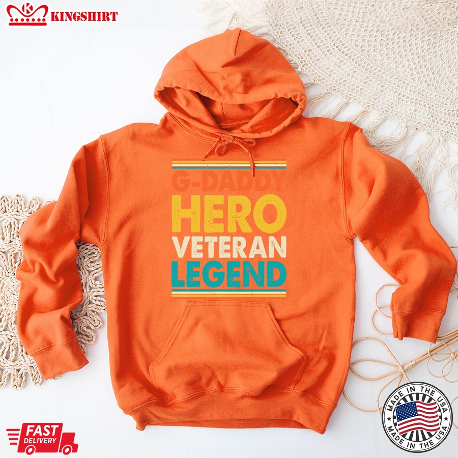 G-Daddy Hero Veteran Legend Vintage Father's Day Hoodie