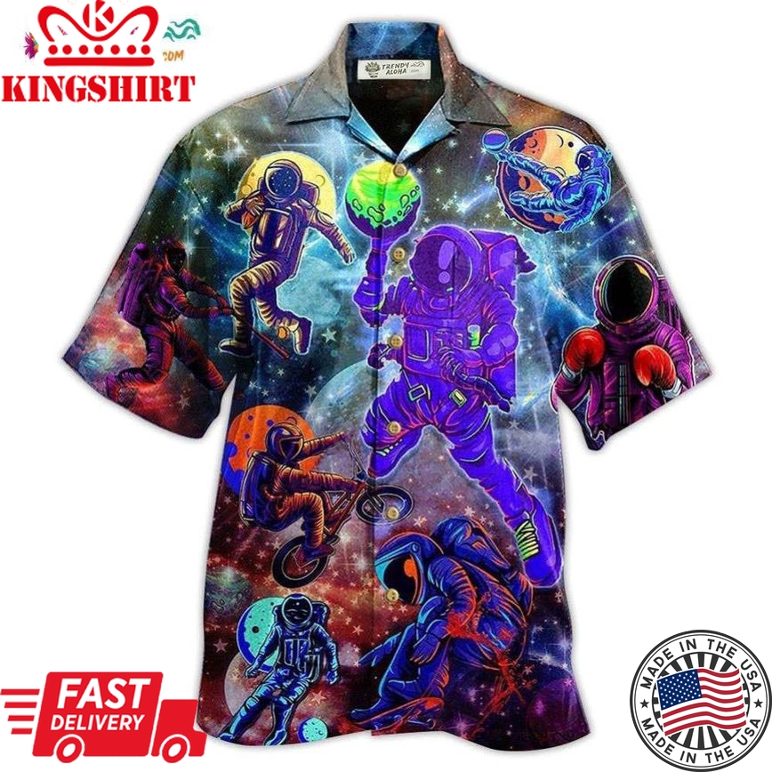 Galaxy Discover Hawaiian Shirt