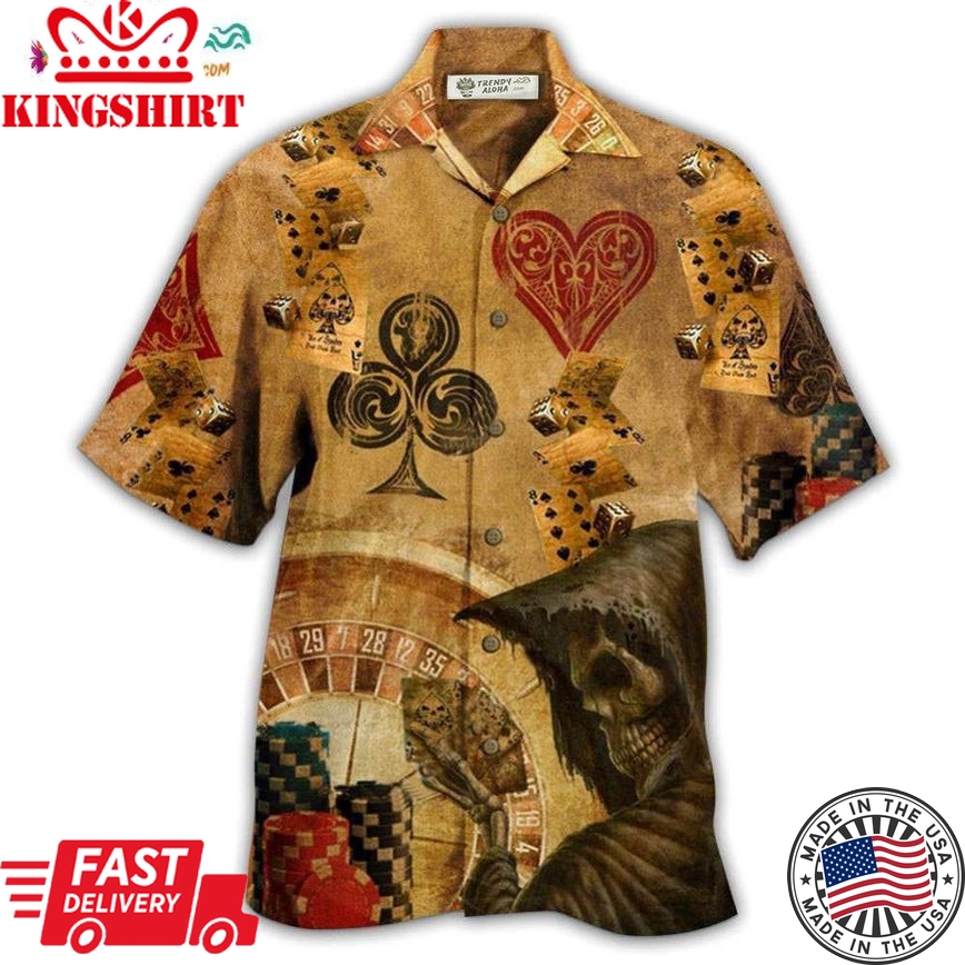 Gambling Dead Mans Hand Hawaiian Shirt