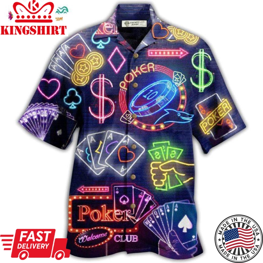 Gambling No Poker No Party Hawaiian Shirt