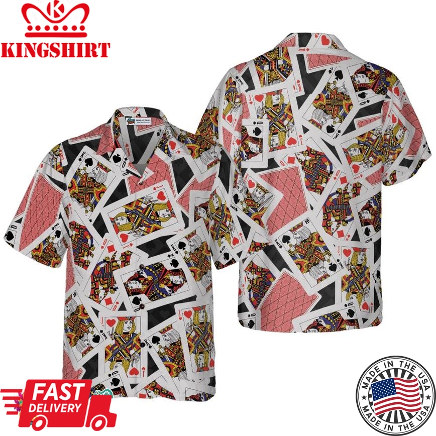 Gambling Poker Card Hawaiian Shirt