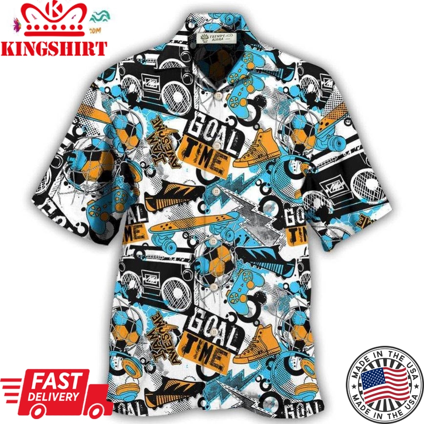 Game Goal Time Passion Hawaiian Shirt