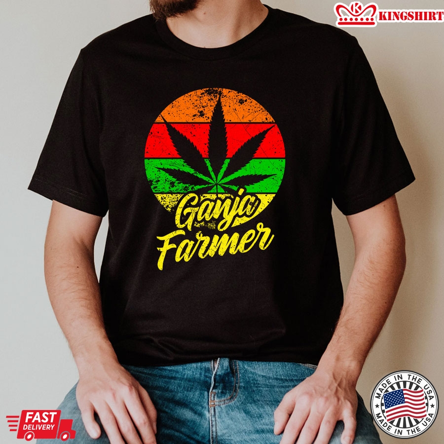 Ganja Farmer Marijuana Cannabis Weed Stoner Cannabis T-Shirt