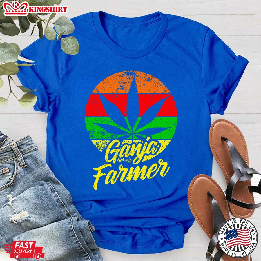 Ganja Farmer Marijuana Cannabis Weed Stoner Cannabis T-Shirt