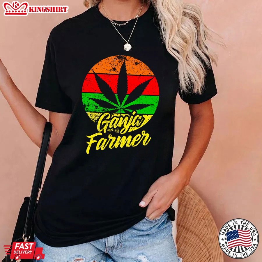 Ganja Farmer Marijuana Cannabis Weed Stoner Cannabis T-Shirt