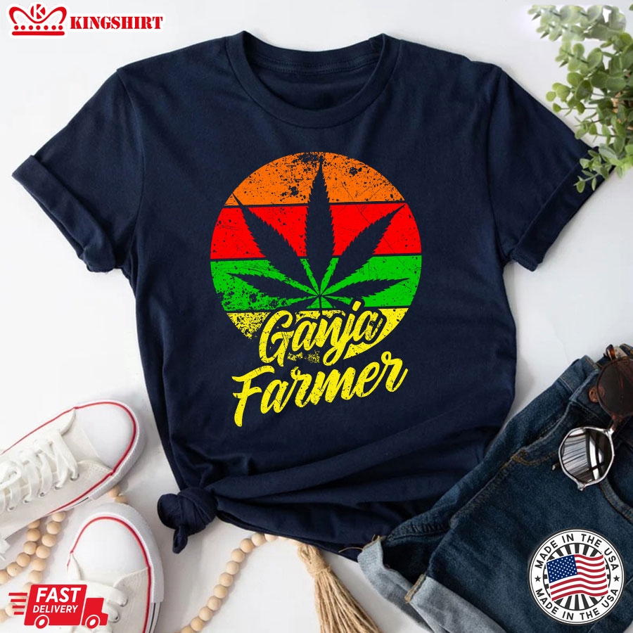 Ganja Farmer Marijuana Cannabis Weed Stoner Cannabis T-Shirt