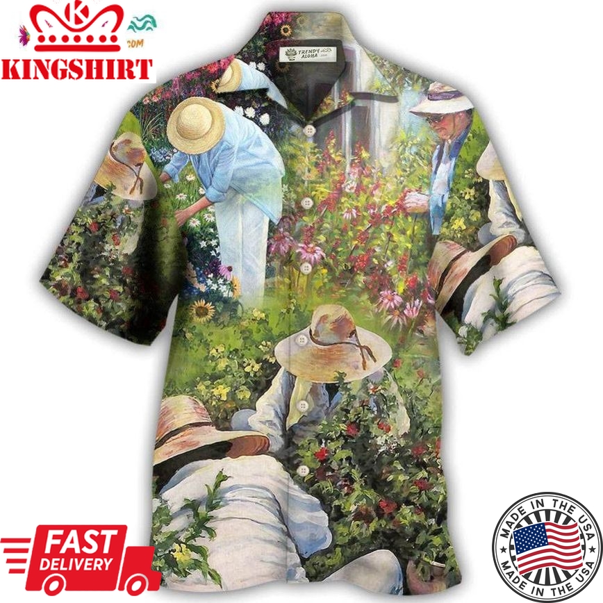 Gardening Peaceful Life Hawaiian Shirt