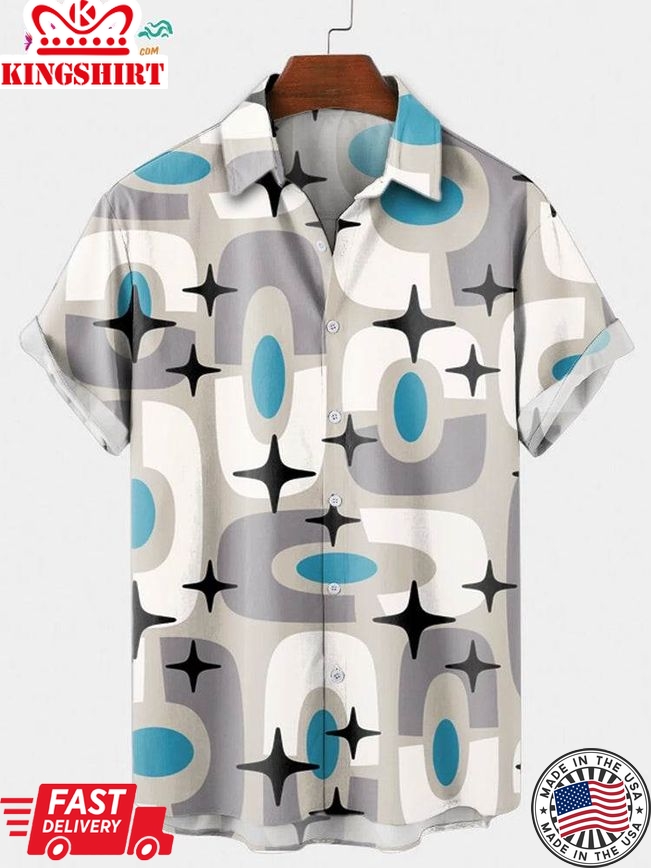 Geometric Casual Trending Hawaiian Shirts Shirts & Tops