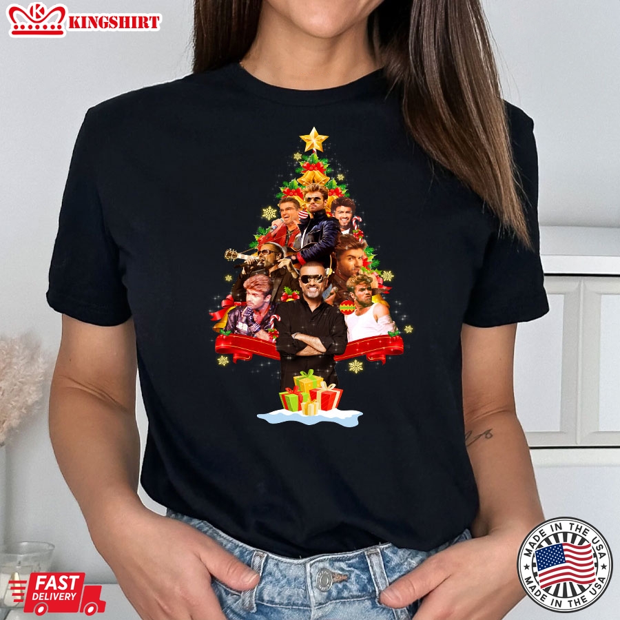 George Michael Christmas Tree T-Shirt