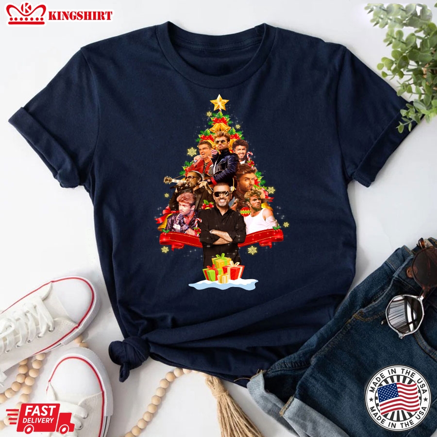 George Michael Christmas Tree T-Shirt