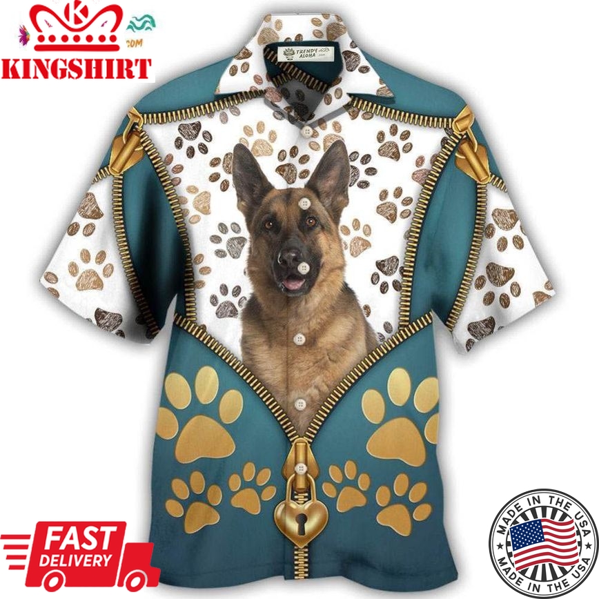 German Shepherd Cool Dog Various Style Hawaiian Shirt