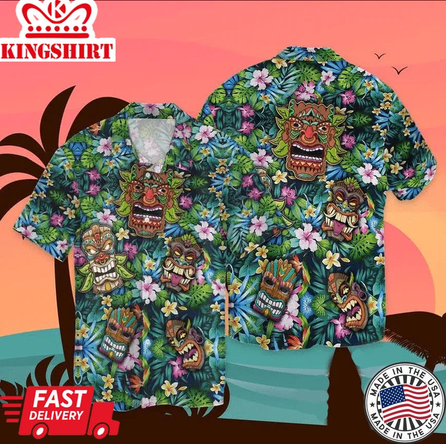 Getting Freaky At The Tiki Trendy Hawaiian Shirt