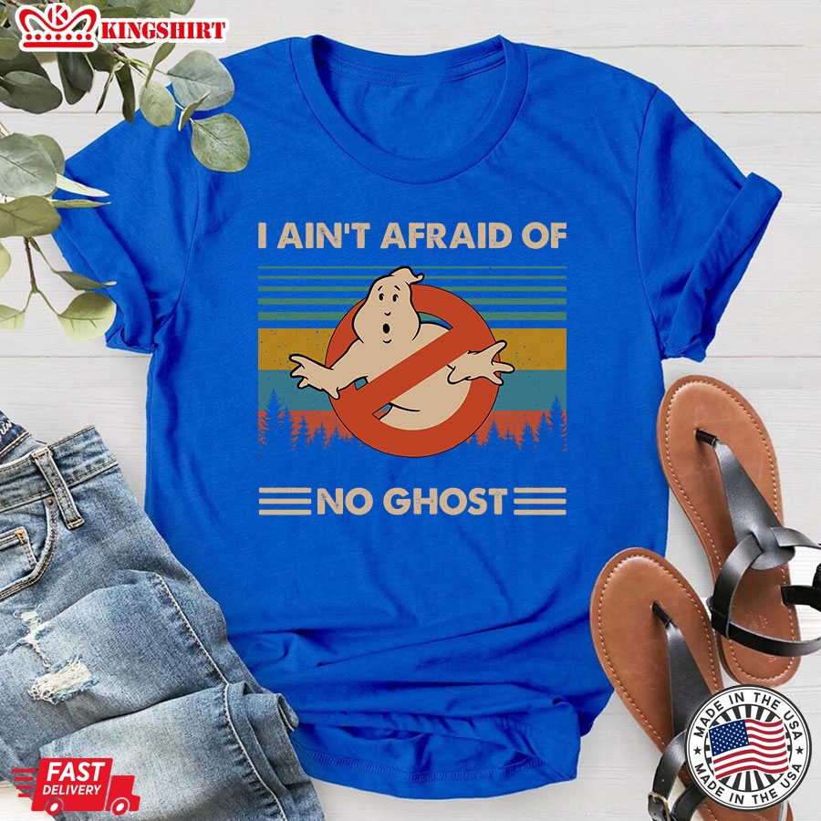 Ghostbusters I Ain't Afraid Of No Ghost Vintage T-Shirt