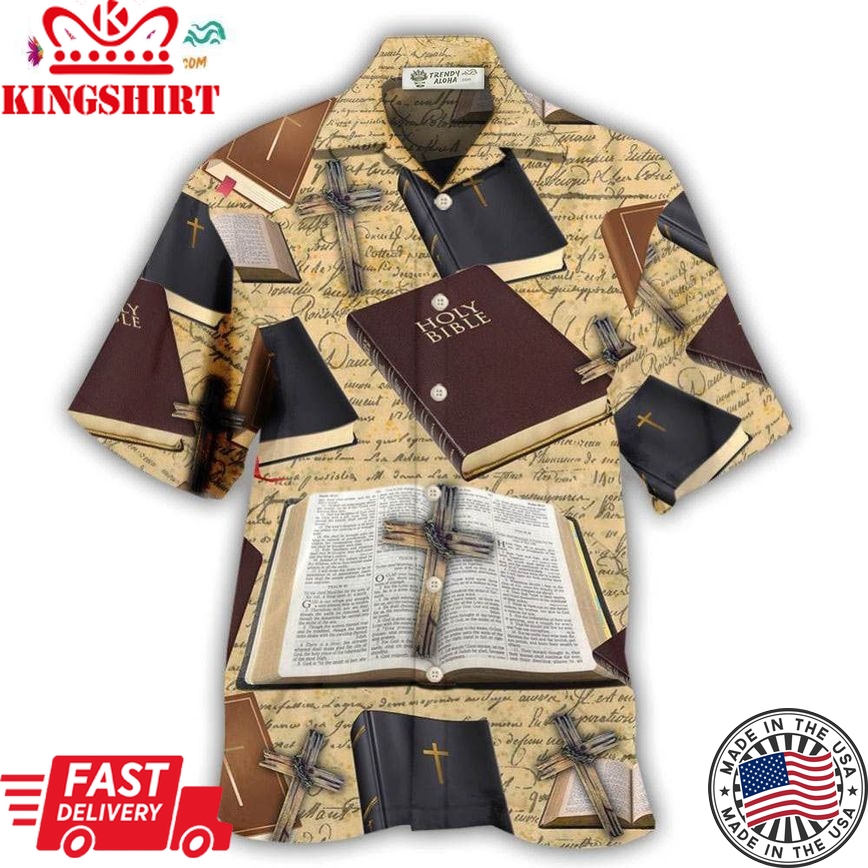 God Bible I Just Need My Bible Paper Hawaiian Shirt