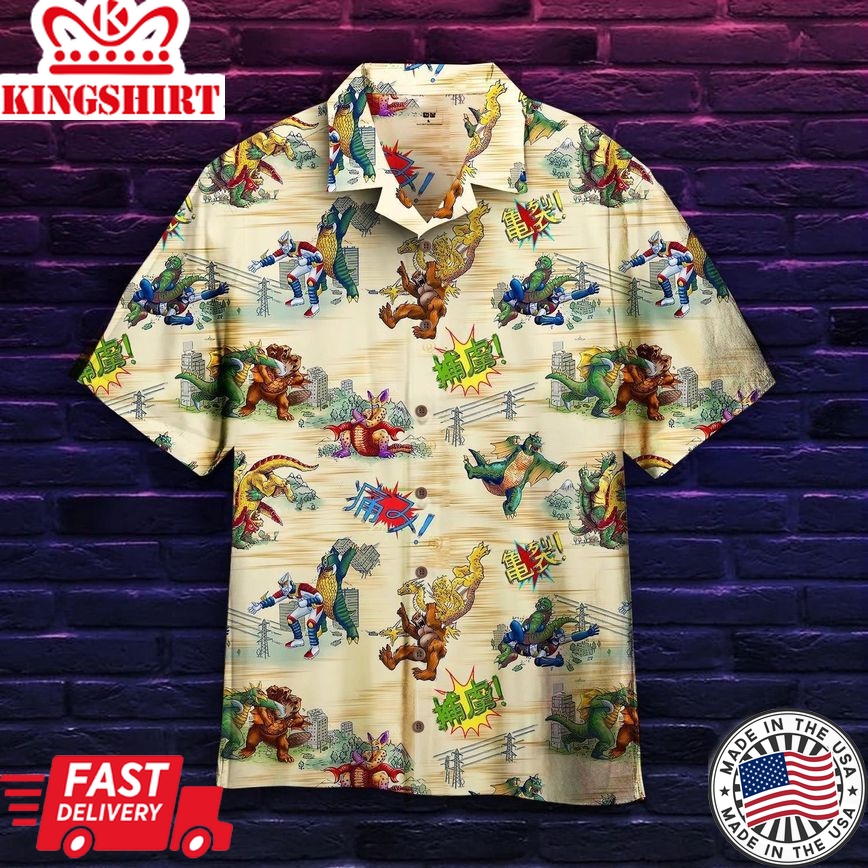 Godzilla King Of Monster Hawaiian Shirt