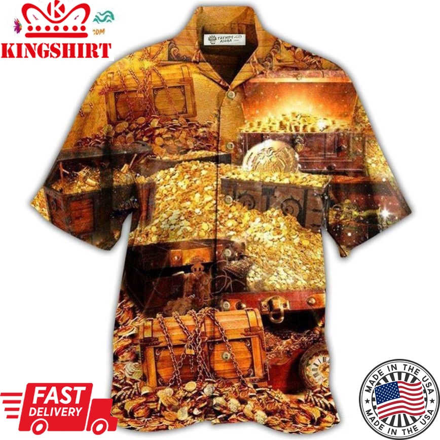 Gold Not All Treasure Is Gold Luxury Hawaiian Shirt