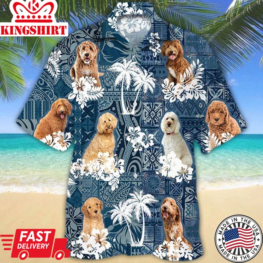 Goldendoodle Hawaiian Shirt