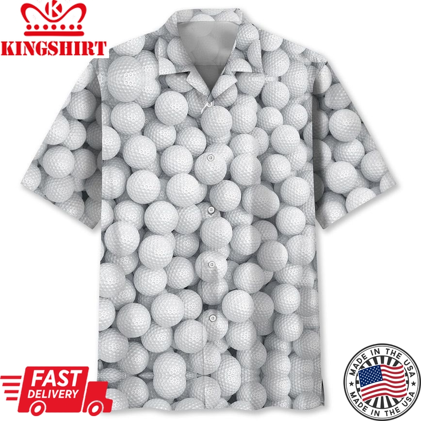 Golf Ball Trendy Hawaiian Shirt