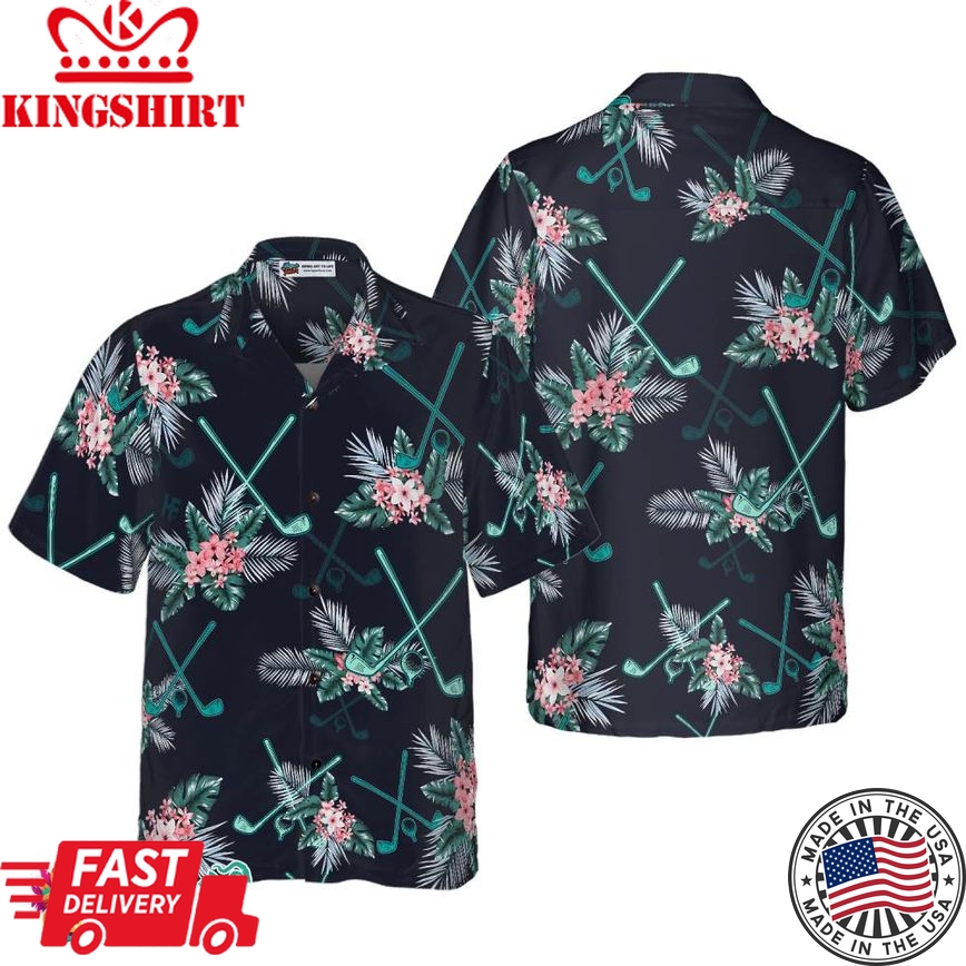 Golf Tropical Hawaiian Shirt