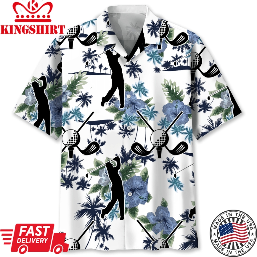 Golf White Nature Hawaii Shirt