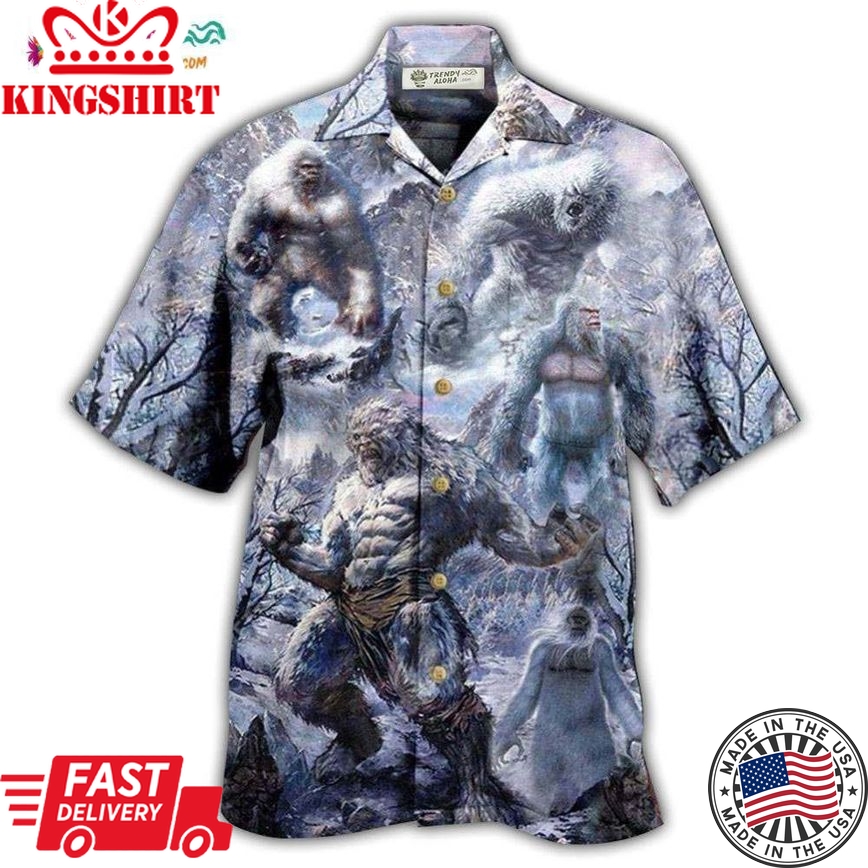 Gorilla Animals Yetii Believe Hawaiian Shirt