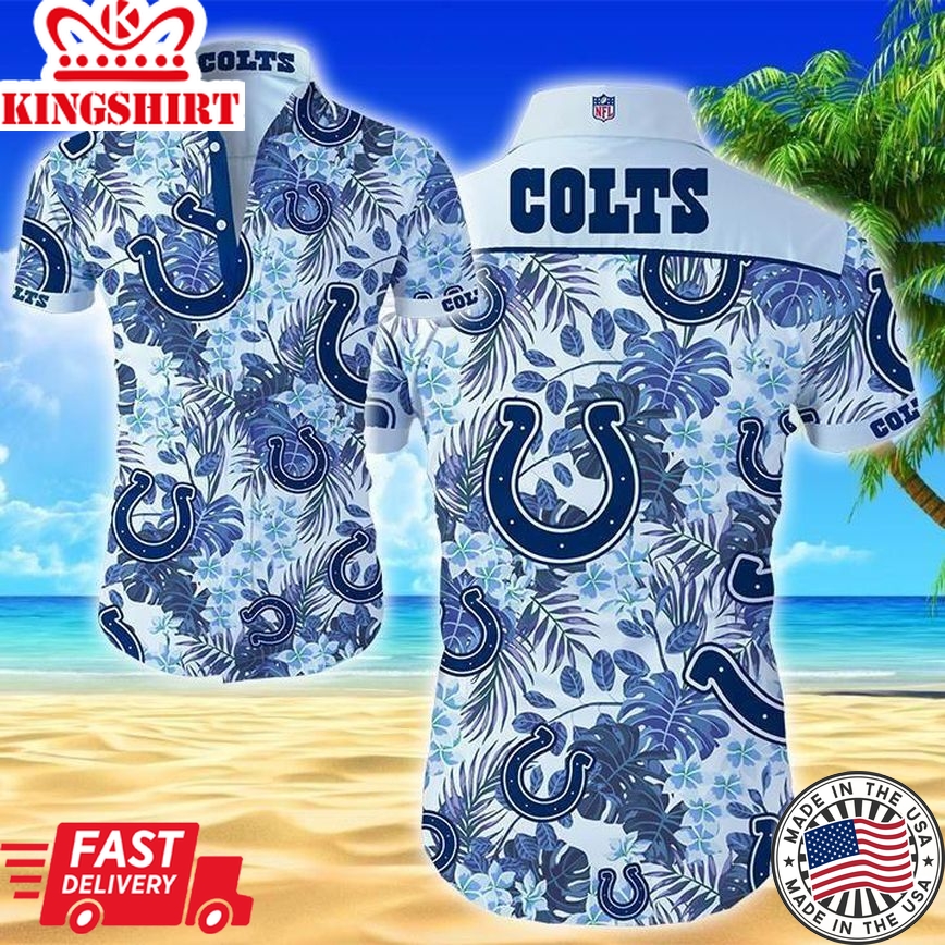 Great Indianapolis Colts Hawaiian Shirt For Hot Fans