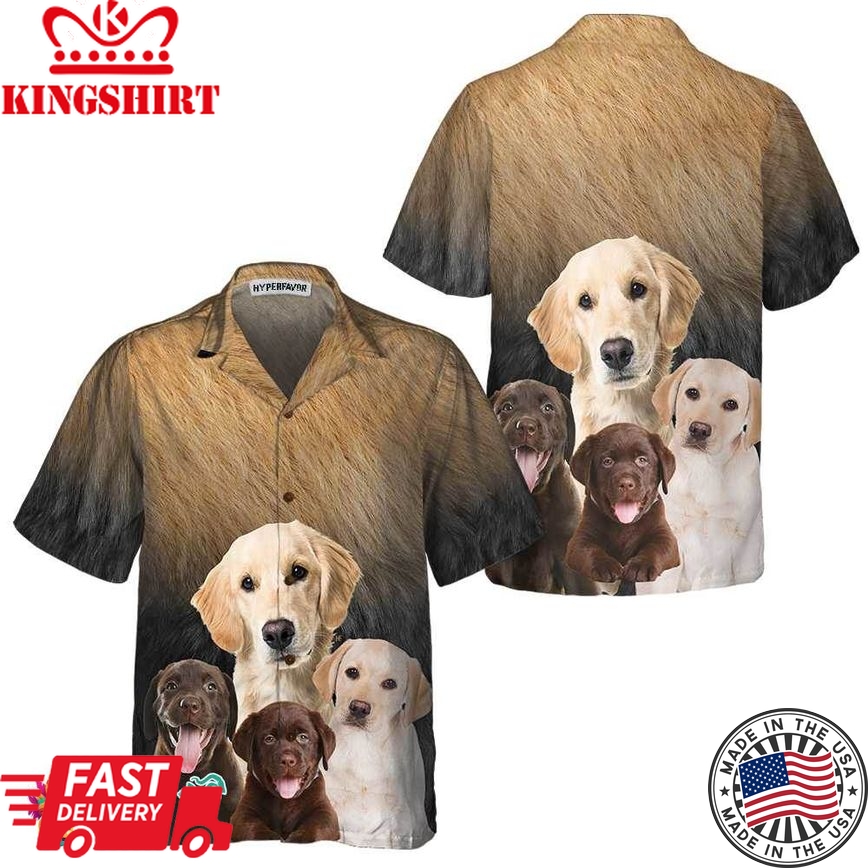 Great Labrador Retriever Dog Hawaiian Shirt