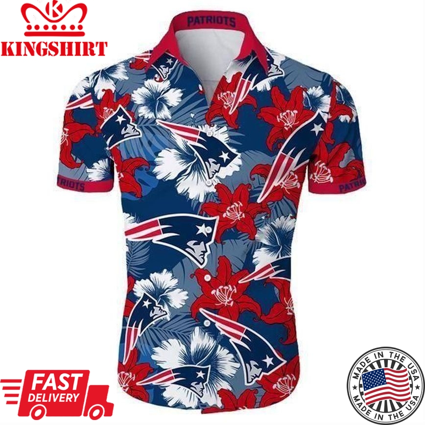 Great New England Patriots Hawaiian Shirt: Hot Item for Fans