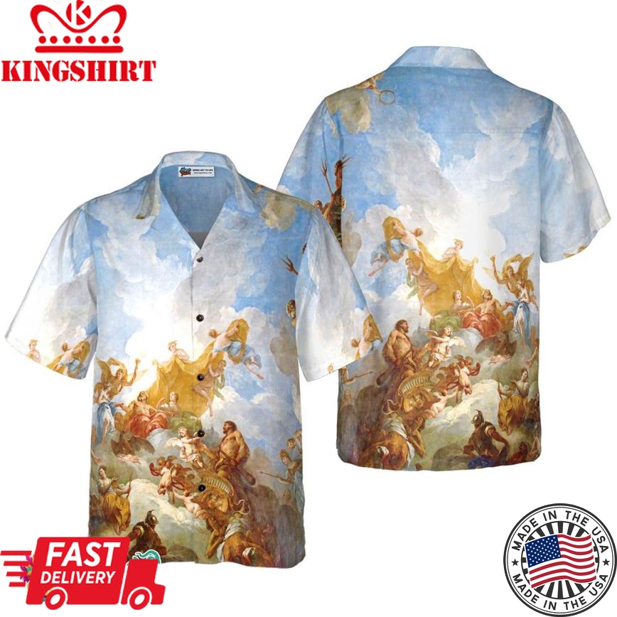 Greek Gods On Mount Olympus Hawaiian Shirt