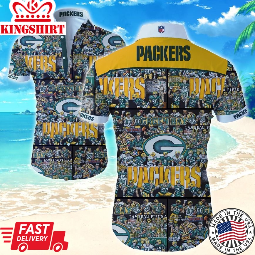 Green Bay Packers Hawaiian Aloha Shirt: For Awesome Fans