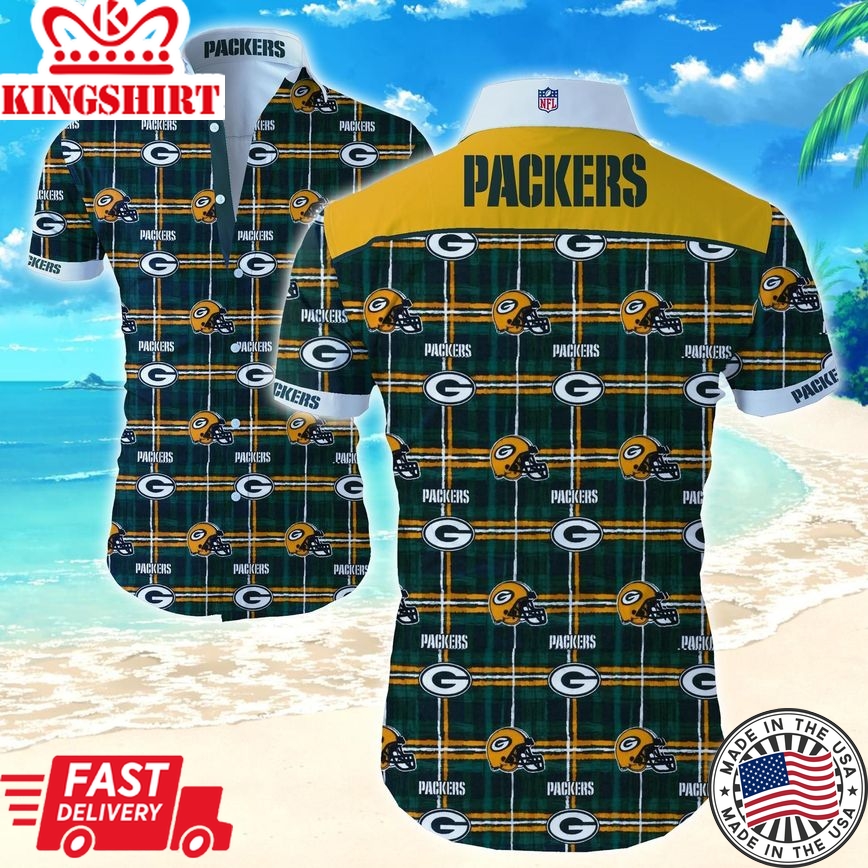 Green Bay Packers Hawaiian Aloha Shirt: For Sale