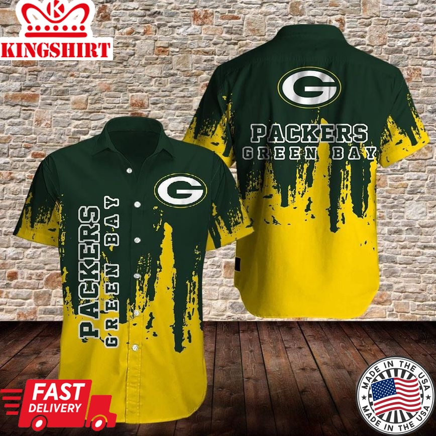 Green Bay Packers Limited Edition Hawaiian Shirt: Trending Hawaiian Shirts Design 03