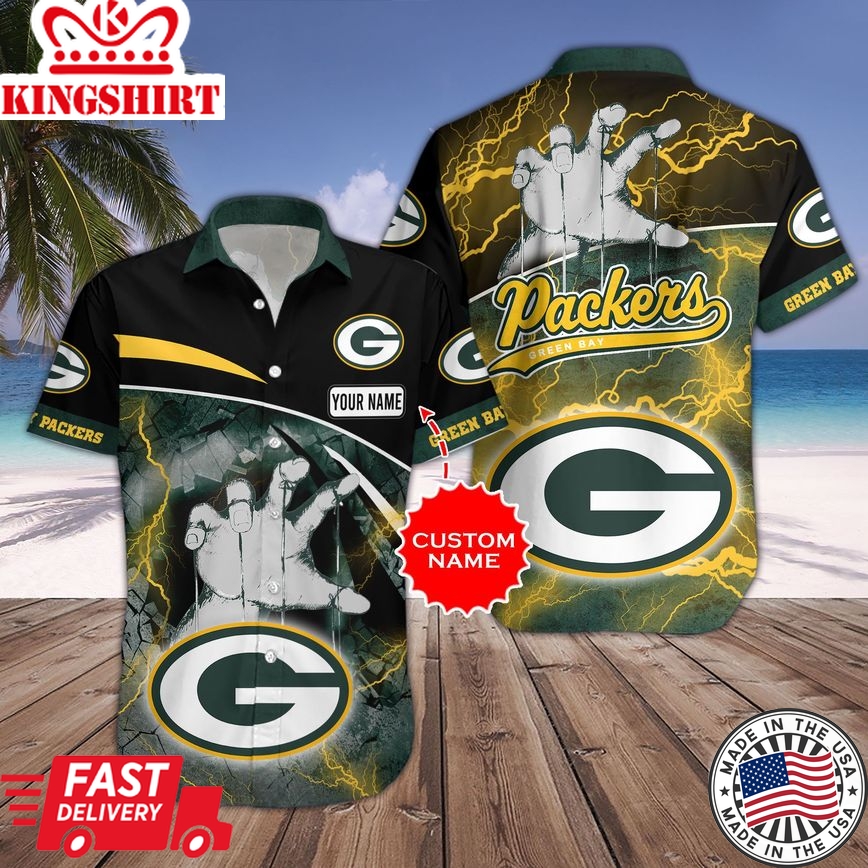 Green Bay Packers NFL Hawaiian Shirt And Short