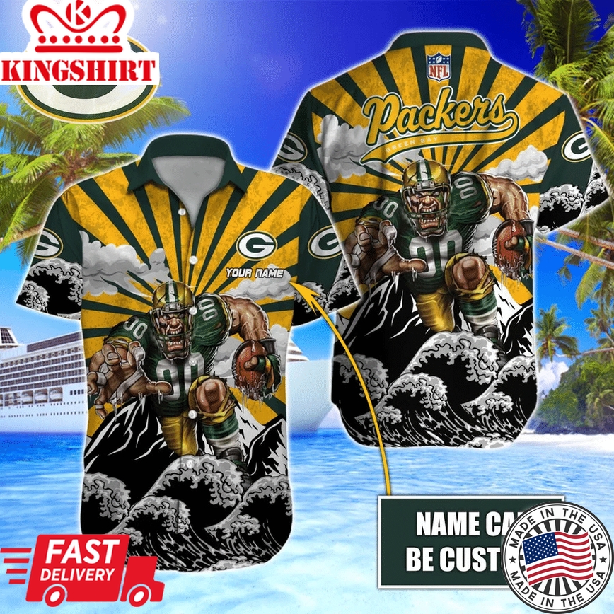 Green Bay Packers NFL Men Hawaiian Shirt