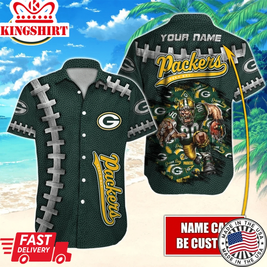 Green Bay Packers NFL Style Hawaiian Shirt