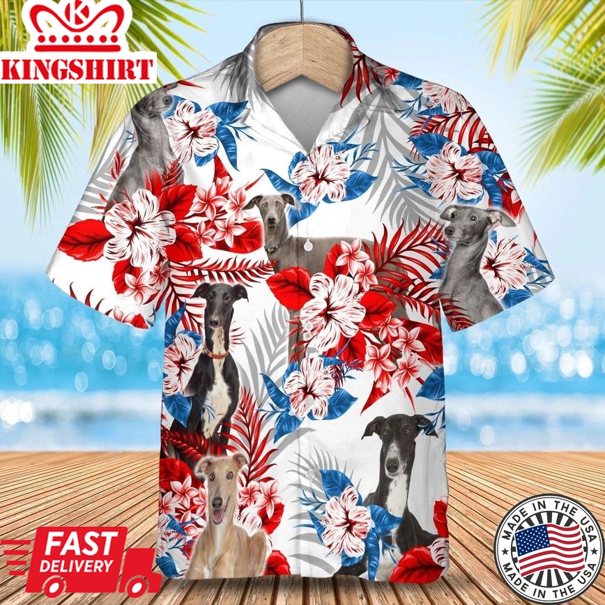 Greyhound Hawaiian Shirt - Gift For Summer, Summer Aloha Shirt, Hawaiian Shirt For Men And Women