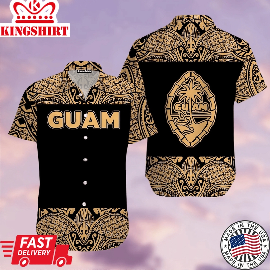 Guam Trendy Hawaiian Shirt For