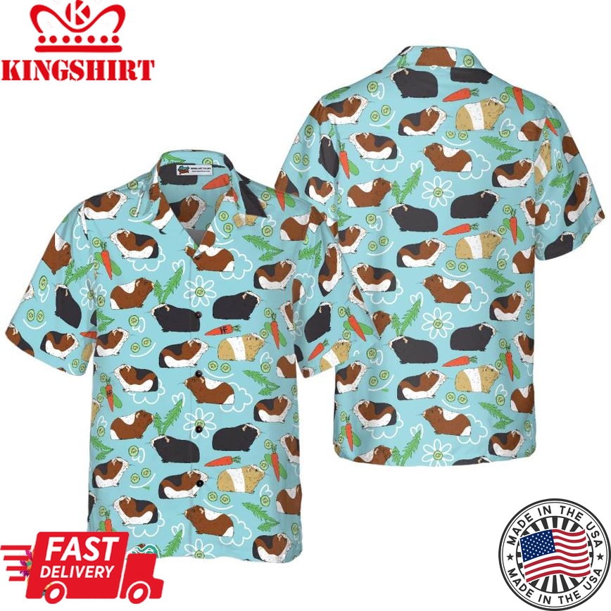 Guinea Pig Seamless Pattern V1 Hawaiian Shirt