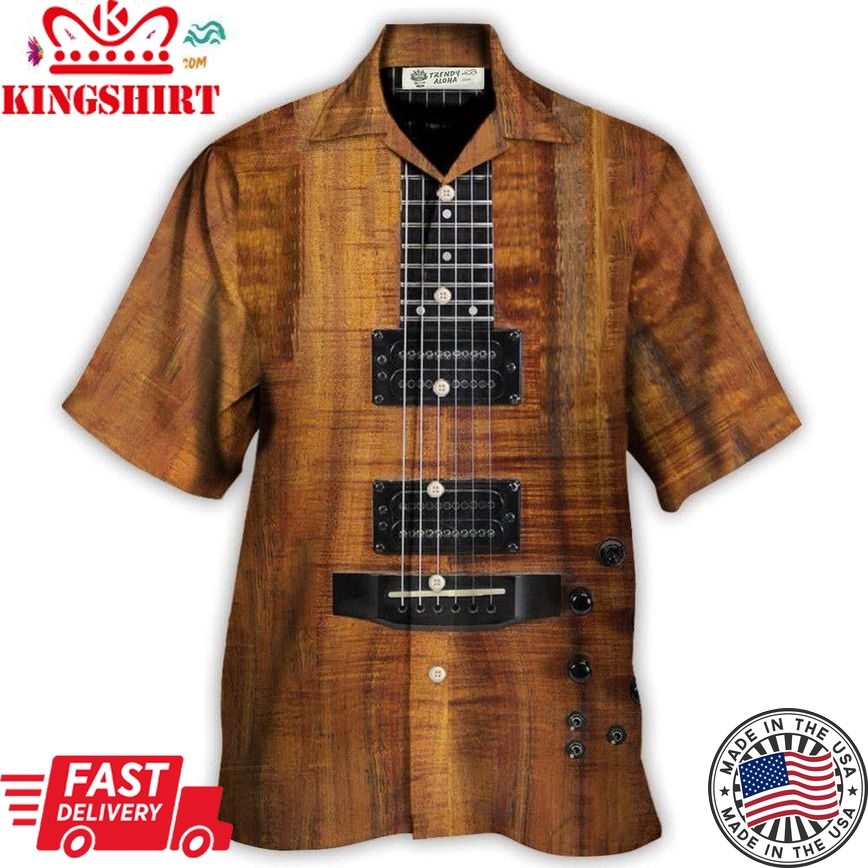 Guitar Acoustic Electric Guitar Hawaiian Shirt