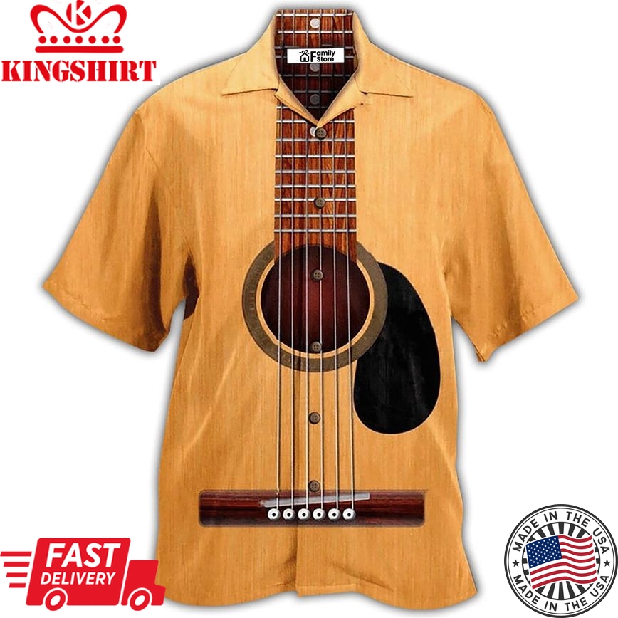 Guitar Amazing Music Basic Guitar Hawaiian Shirt