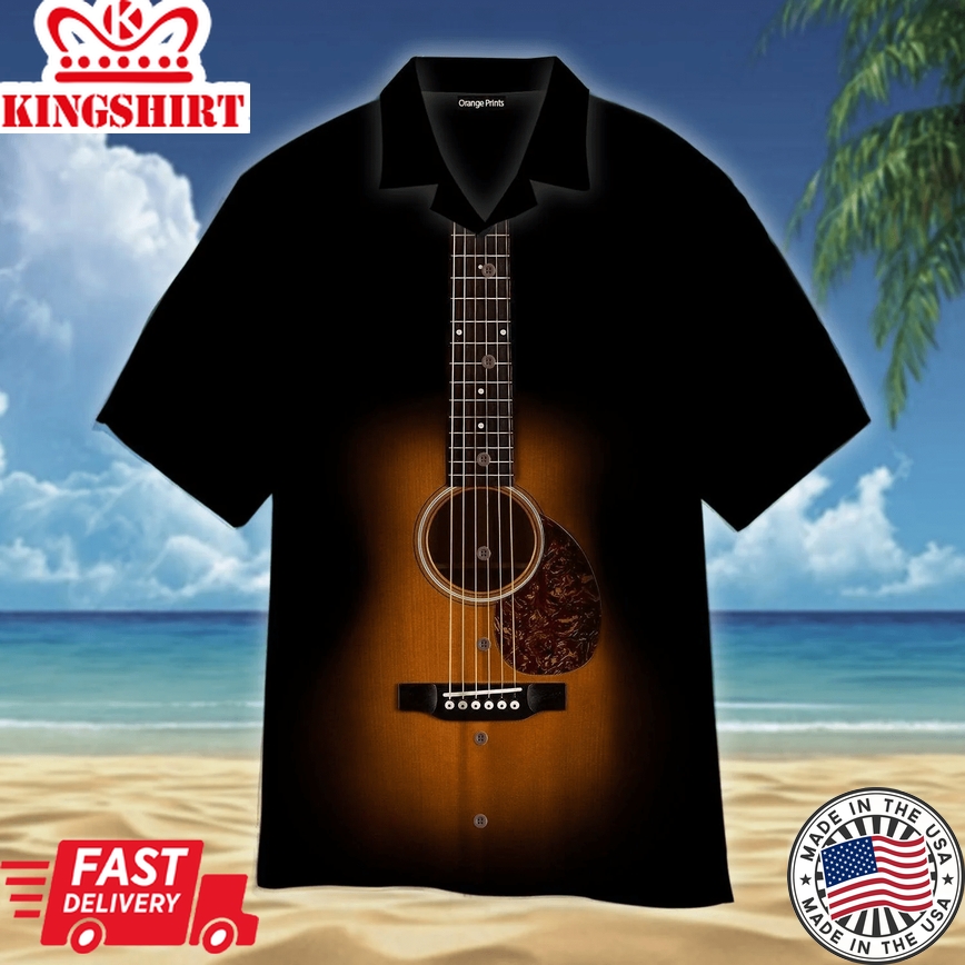 Guitar Art Trendy Hawaiian Shirt For