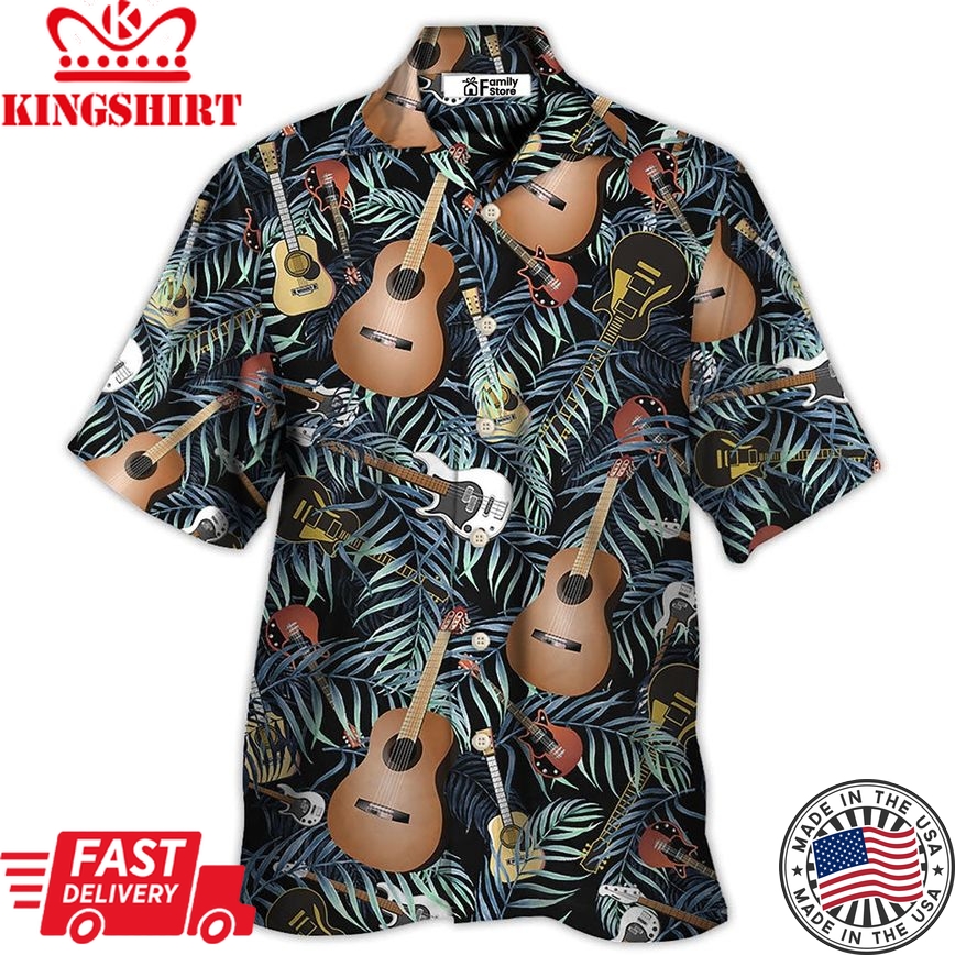 Guitar Love Life Style Cool Hawaiian Shirt