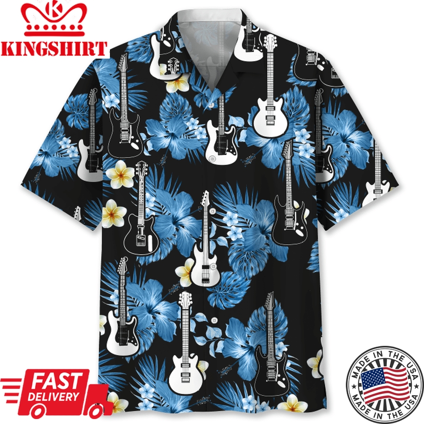 Guitar Nature Trendy Hawaiian Shirt