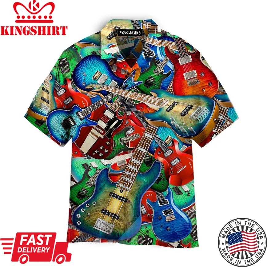 Guitar The Souls Trendy Hawaiian Shirt