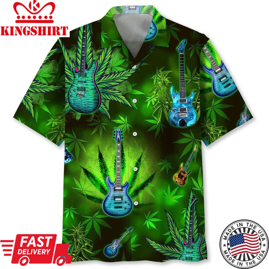 Guitar Trendy Hawaiian Shirt