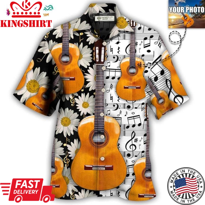 Guitar Various Style Custom Photo Hawaiian Shirt