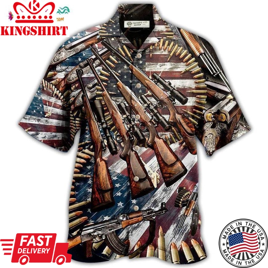 Gun Make No Mistake About It, It'S American Control Hawaiian Shirt