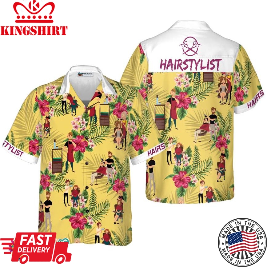 Hairstylist Hawaiian Shirt