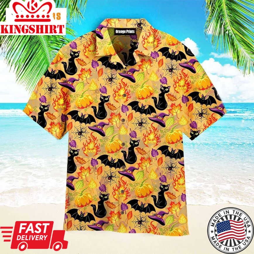 Halloween Horror Queen Cat Trendy Hawaiian Shirt Perfect Gifts For Your Loved Ones