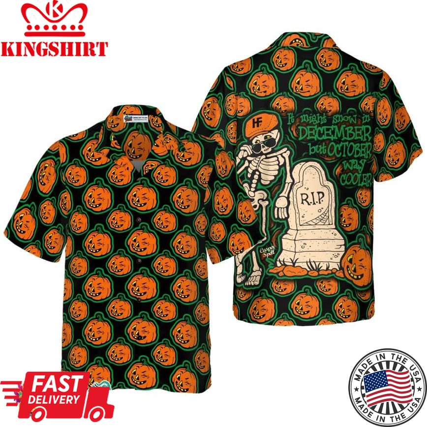 Halloween Is Way Cooler Hawaiian Shirt